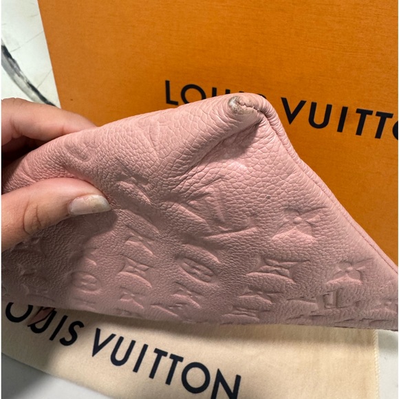 SOLD🥂JUST TODAY💐LOUIS VUITTON empreinte daily pouch rose poundre ballerina 🌸 - Picture 6 of 16